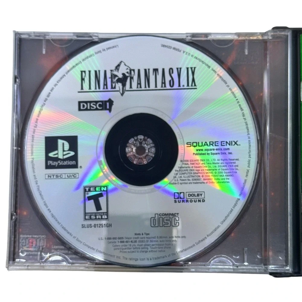 Final Fantasy IX Sony PlayStation 1 PS1 Greatest Hits 4-Disc Set Square Enix